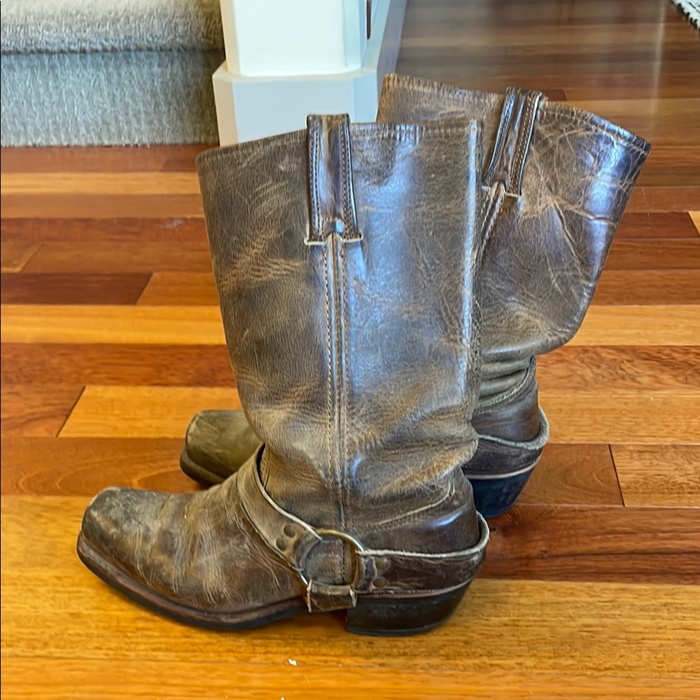 Frye harness boots